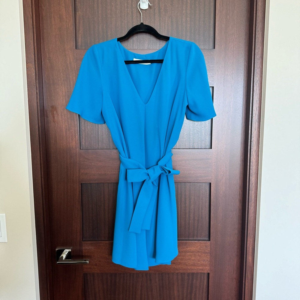 Amanda Uprichard Teal dress NWOT